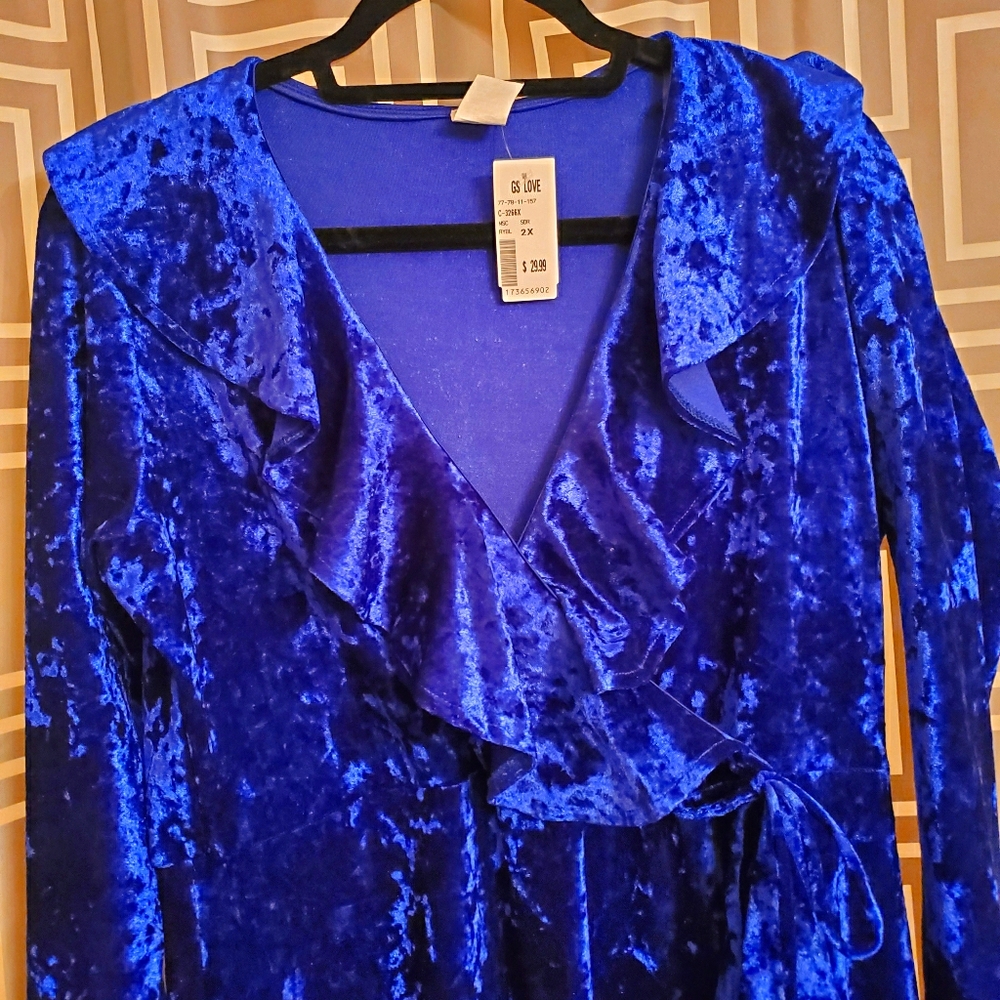 Crushed Velvet Dress